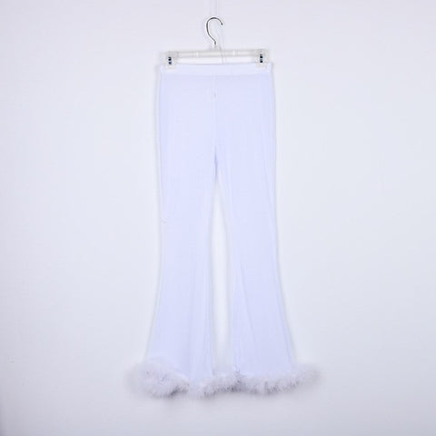 White Meshed in Glamour Pants