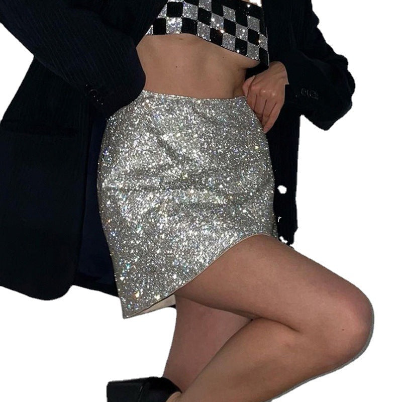 Sparkle and Shine Glitter Party Skirt - Culture Heaven Special