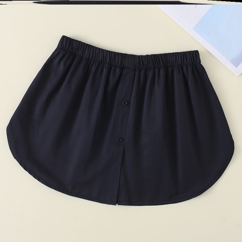 Black Priscilla Plaid Mini Skirts Over Pants