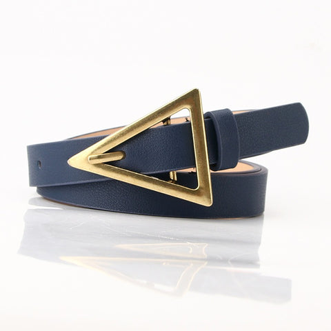 Cyan-blue Golden Triangle Treat Belt