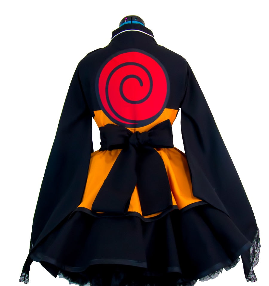 Naruto Costume Lolita Kimono Halloween Dress