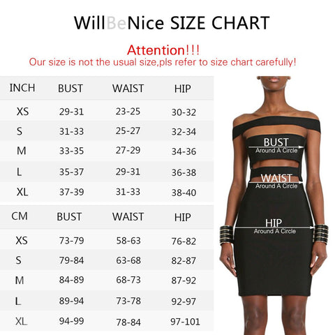 Sexy Bodycon Bandage Dress