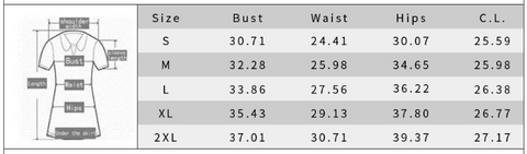 Halter Elasticity romper size chart