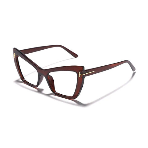 Tea Cat Eye Frames Eyeglasses