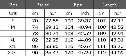 Chic Cut Wide Leg Ripped Jeans Size Chart