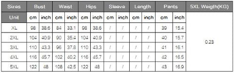 Sexy Plus Size Swimsuit Cover Up size chart