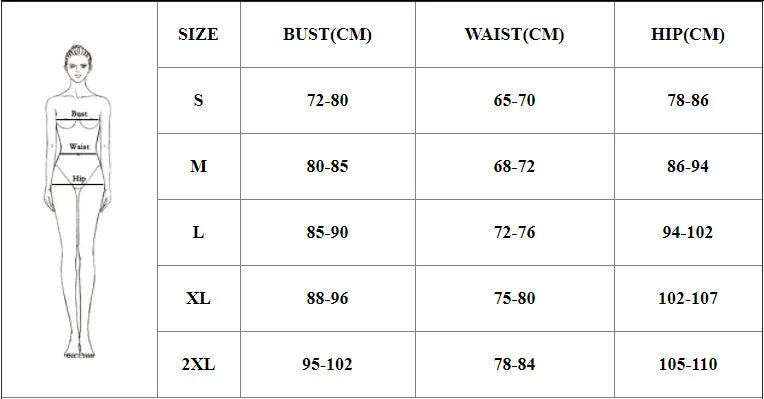 Come Play With Me Swimsuit size chart