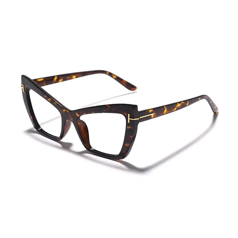 Leopard Cat Eye Frames Eyeglasses