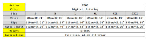 Denim Wide-Leg Pants Size-Chart