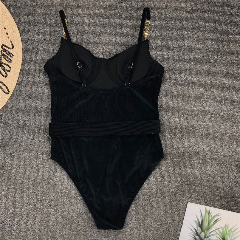 Sexy Lingerie Solid Colors Set