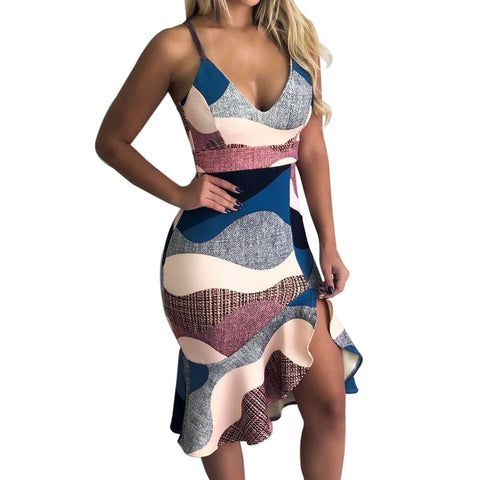 Multicolor Simple Saturday Dress
