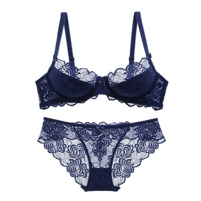 Ultrathin Sexy Bra and Panty Set