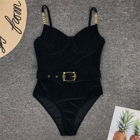 Sexy Lingerie Solid Colors Set