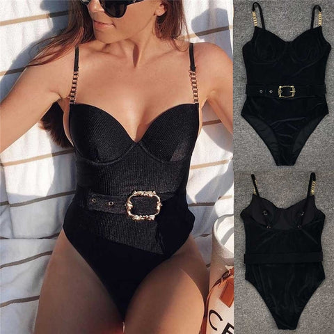 Sexy Lingerie Solid Colors Set