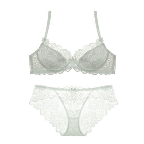 Ultrathin Sexy Bra and Panty Set