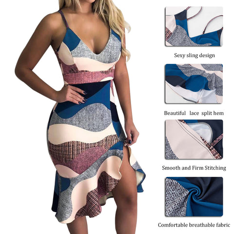 Multicolor Simple Saturday Dress