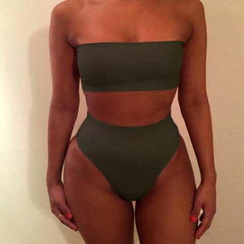 Simple But Sexy Two Piece Swimsuit