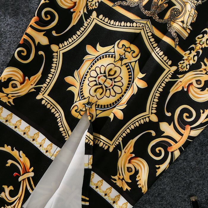 Autumn Print Pencil Skirt