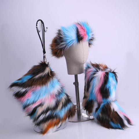 fall winter fur women's boots