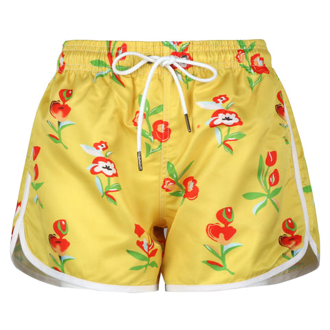 yellow Women's Beach Shorts