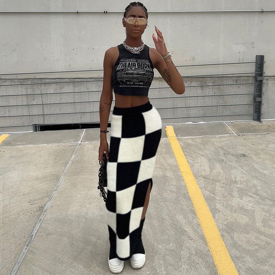 chic maxi skirt for women