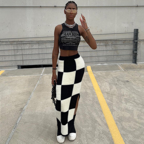 chic maxi skirt for women