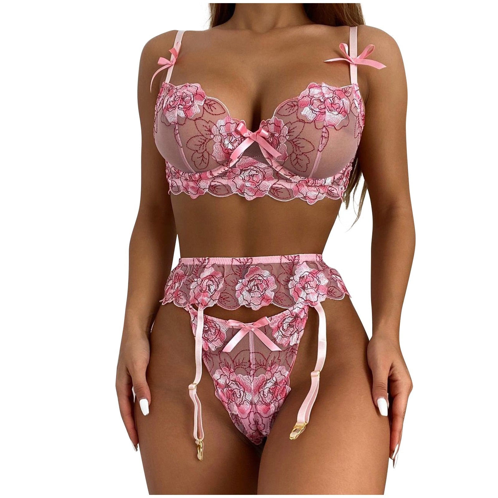 Floral Pushup Lingerie