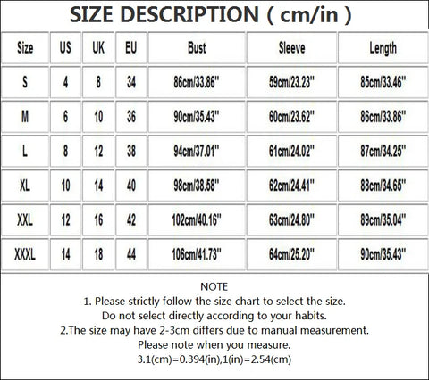 Mini Sequin Party Dress Size Chart