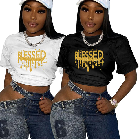 Blessed Print T-shirt