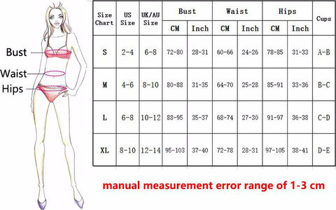 three-piece mesh dress swimsuit size chart
