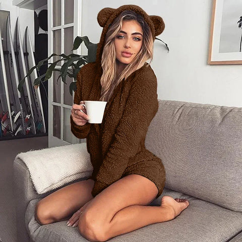 Bear Hugs Onesie Brown