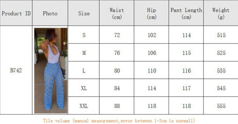 Rulebook Jeans size Chart