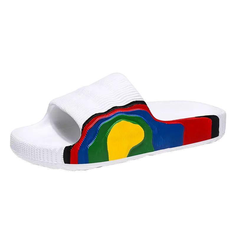 Multicolor Slides Sandals Trendy Footwear