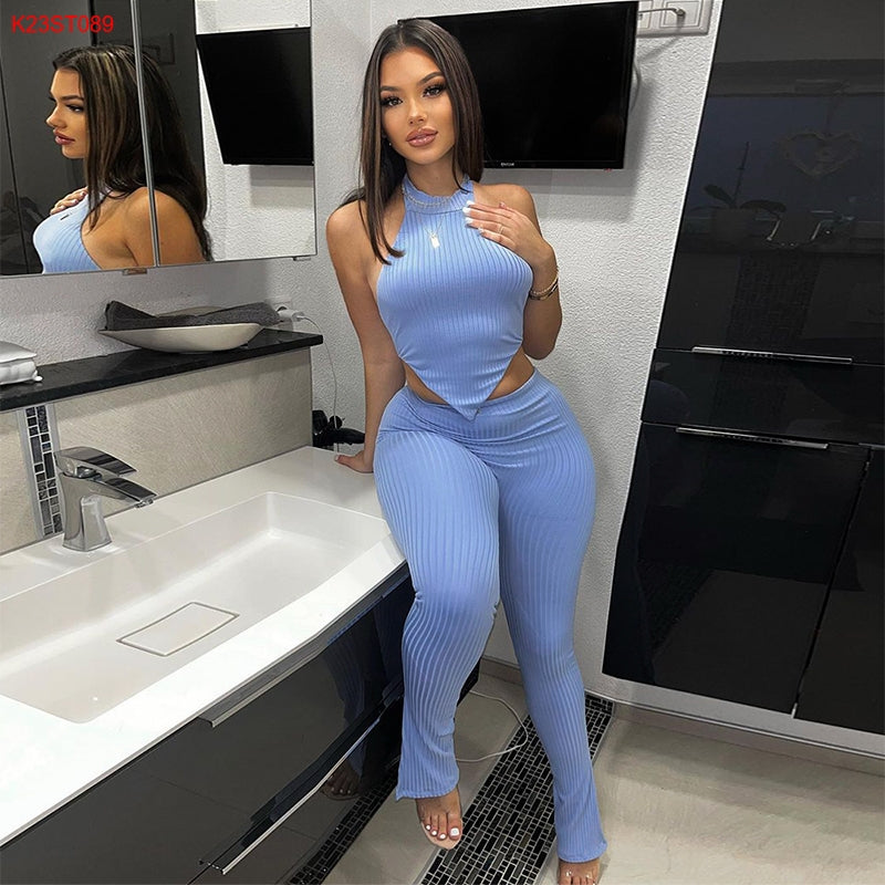 Women Lacey Snatched Leggings Set