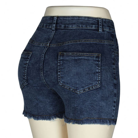 Summer High Waisted Denim Shorts Jeans  | Cultureheaven.com