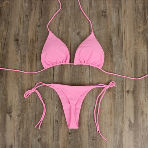 pink Brazilian Bikini