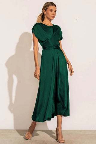 Green Women Ceremony Evening Dress