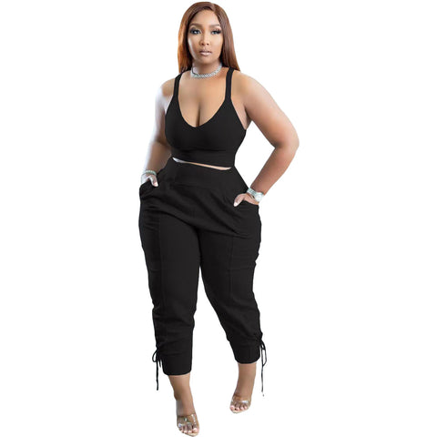 Crop Tank Top & Pant Set