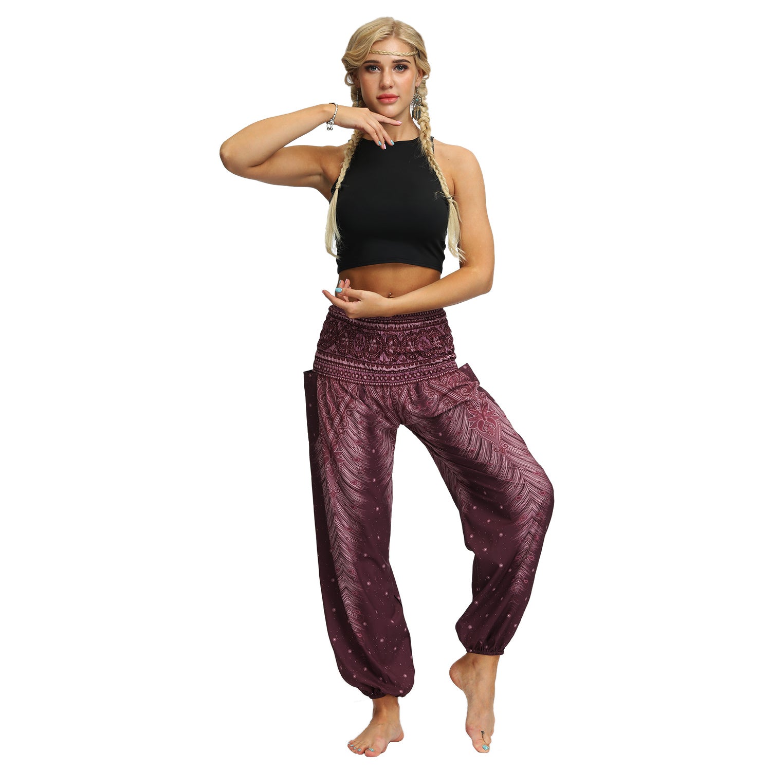 Zen Tie die Yoga Pants for Women