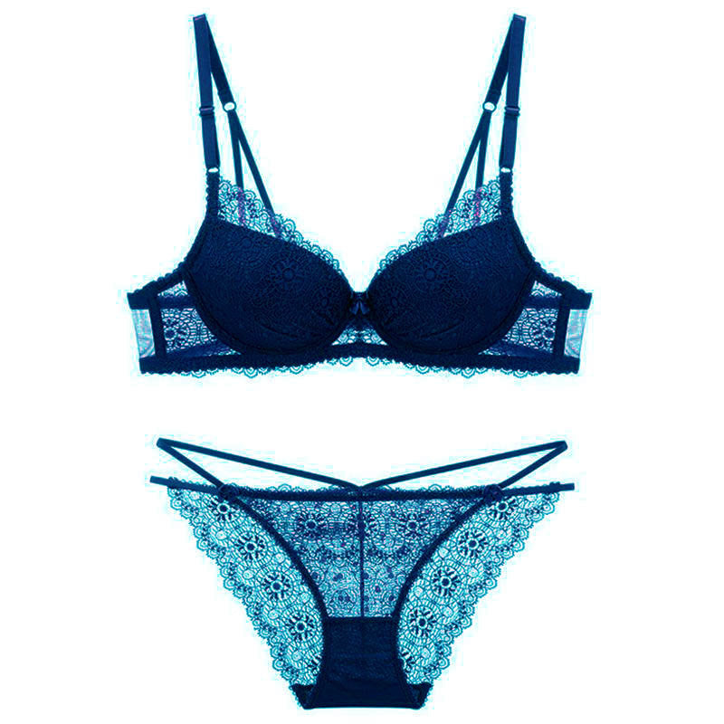  First Date Blue Lingerie Set