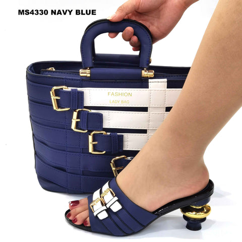 Madam President Purse & Shoe Set Blue