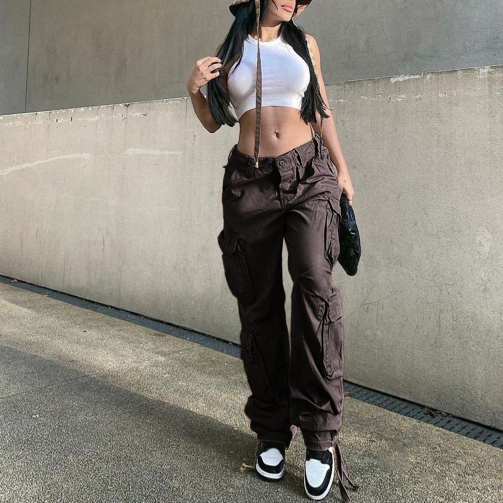 Stright-Leg Cargo Pants