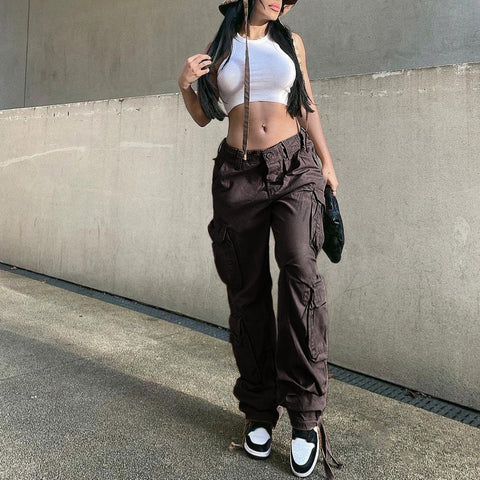 Stright-Leg Cargo Pants