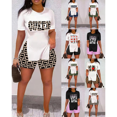  Casual Print summer short
