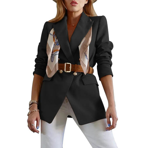 Vintage Long Sleeve Office Formal Blazers