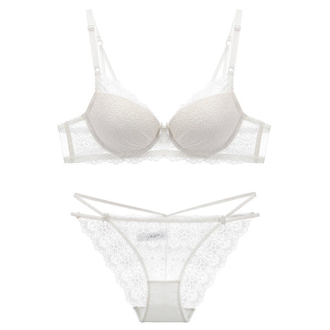  First Date White Lingerie Set