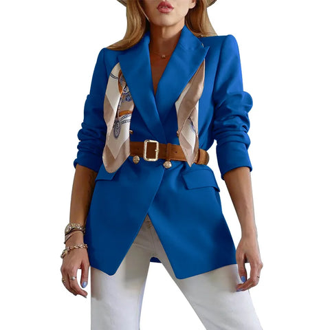 Vintage Long Sleeve Office Formal Blazers