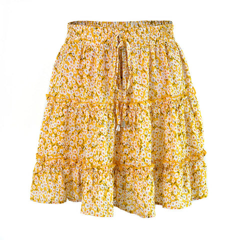 floral skirt