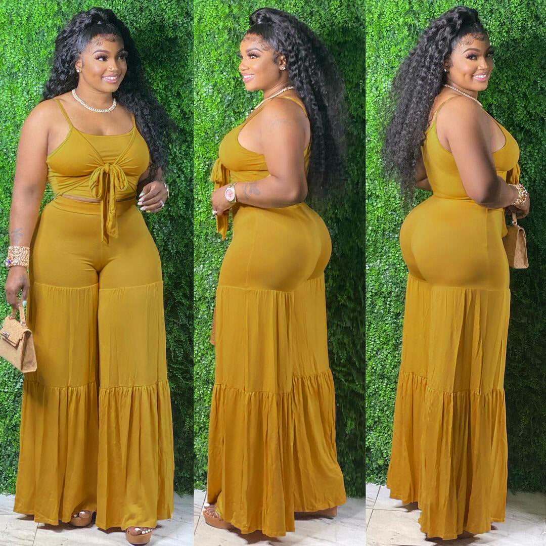 Yellow Plus Size Summer Outfits