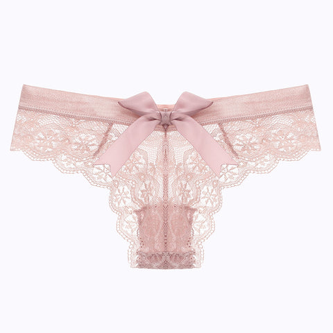 pink sexy laced bikini panty 